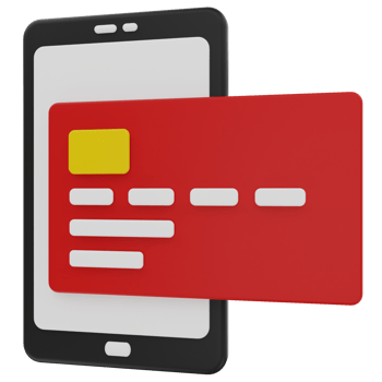 Online Payment 3D Illustration png