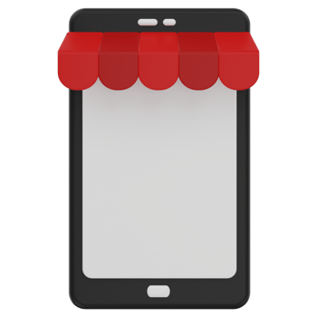 Online Store 3D Illustration png
