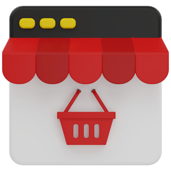 Online Shop 3D Illustration png