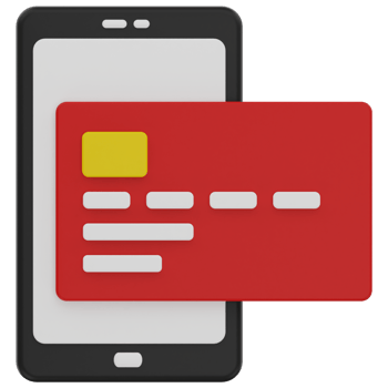 Online Payment 3D Illustration png
