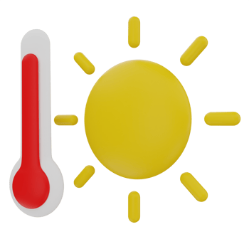 Hot Summer 3D Illustration png