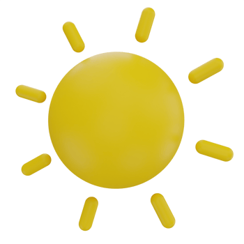 Sun 3D Illustration png