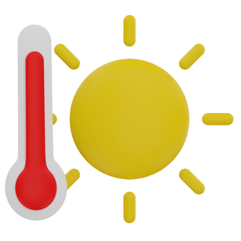 Hot Summer 3D Illustration png