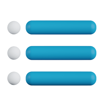 List Menu 3D Icon png
