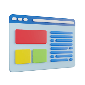 Website 3D Illustration png