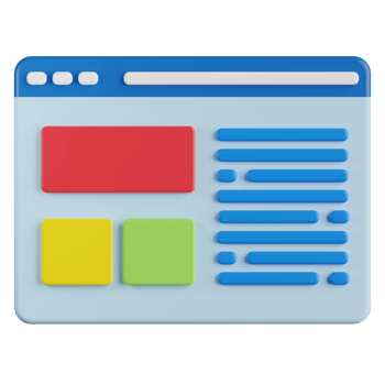 Website 3D Illustration png