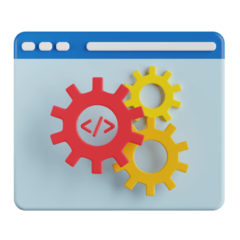 Web Configuration 3D Illustration png