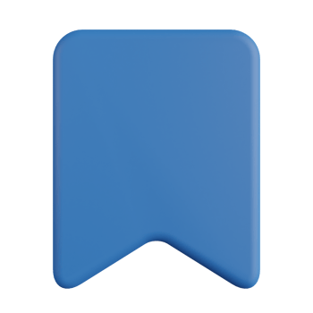 Bookmark 3D Illustration png