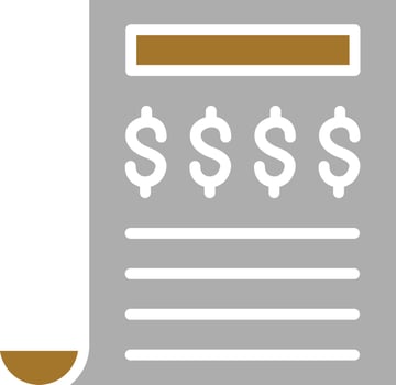 Invoice Icon Style vector