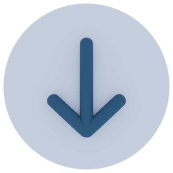 Down Arrow 3D Illustration png