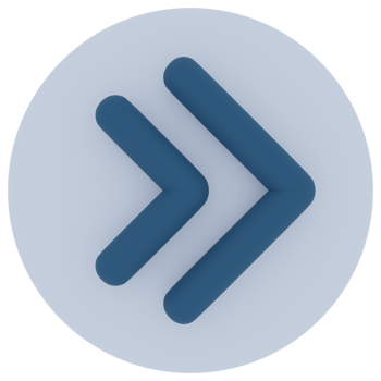 Fast Forward Arrow 3D Illustration png