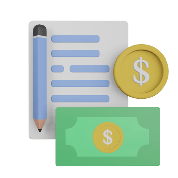 Accounting Report 3D Illustration png