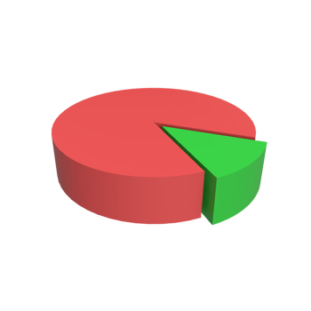 3D Data Graph. Rendered object illustration png