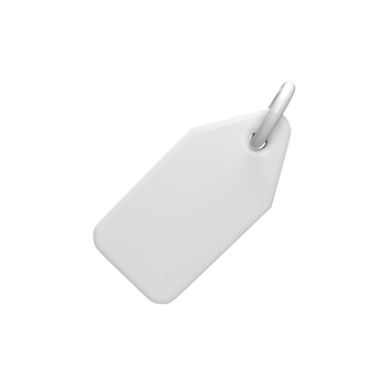 3D Tag discount. Rendered object illustration png