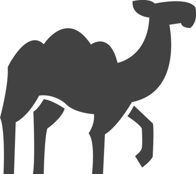 animal silhouette isolated on transparent background png