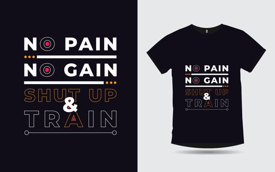 Motivational quotes creative typography modern t shirt design vector