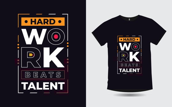 Motivational quotes creative typography modern t shirt design vector