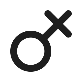 Female flat color outline icon png