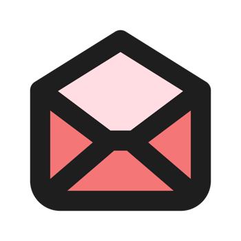 Message flat color outline icon png