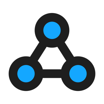 Network flat color outline icon png