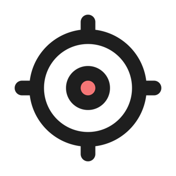 Position flat color outline icon png