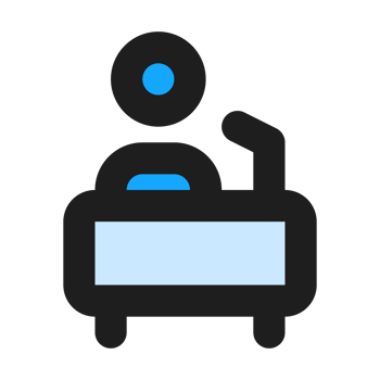 Public Relations flat color outline icon png