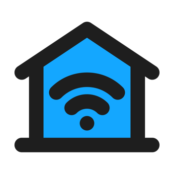 Smarthome flat color outline icon png