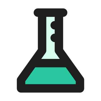 Test flat color outline icon png