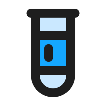 Tube flat color outline icon png
