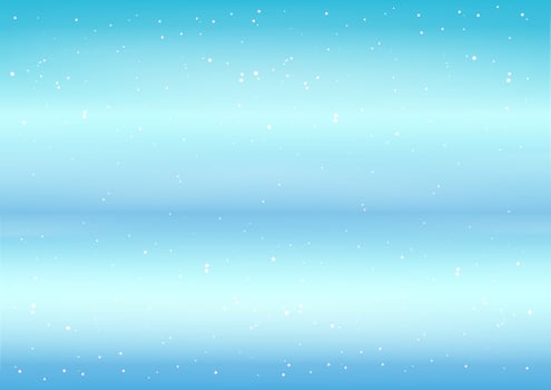 Blue background with glitter, vector illustration.