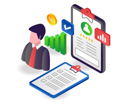 Checklist for a successful investment business plan vector
