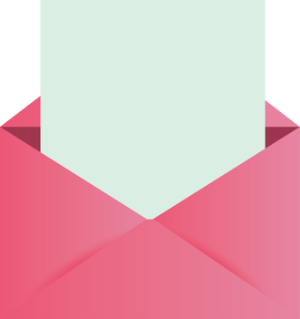Open Envelope PNG Clipart With Transparent Background for decoration of art file.