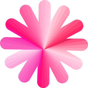 Star flower shape buttons festival badge label sticker promotion advertising abstract background illustration png