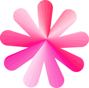 Star flower shape buttons festival badge label sticker promotion advertising abstract background illustration png