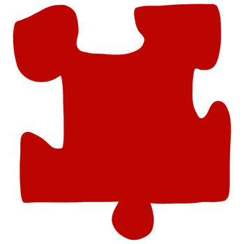 Love red jigsaw puzzle png