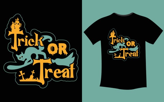 Happy Halloween. Halloween t-shirt design template. Happy Halloween t-shirt design template easy to print all-purpose for man, women, and children vector