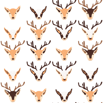 Christmas pattern with ginger cookies png