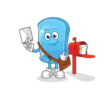 ski board character vector