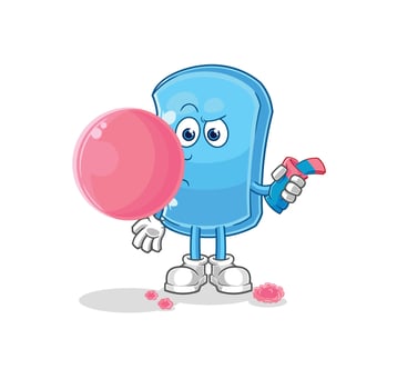 ski board character vector