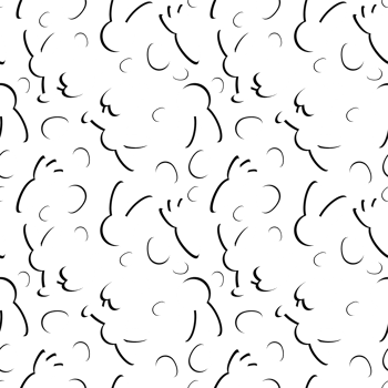seamless pattern with Easter bunnies png