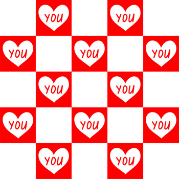 Seamless heart pattern png