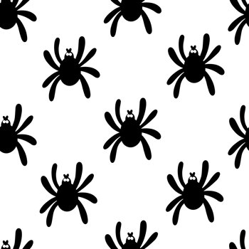seamless pattern with spiders for Halloween png