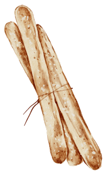 Watercolor bakery, bread, pie, bake, hand paint png