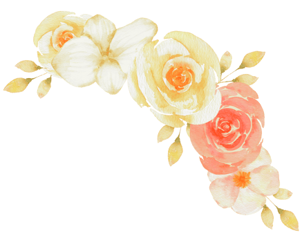 Vintage flower bouquet watercolor png