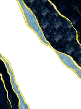 Deep blue and gold abstract background watercolor png
