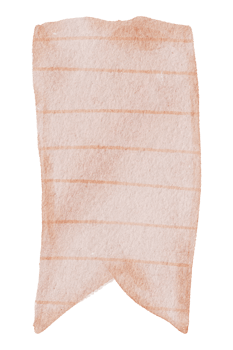Washi tape watercolor element for decorate png