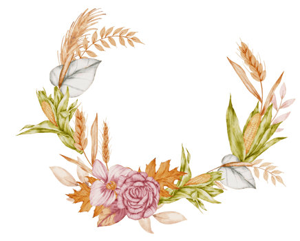 Thanksgiving autunm fall watercolor clipart png
