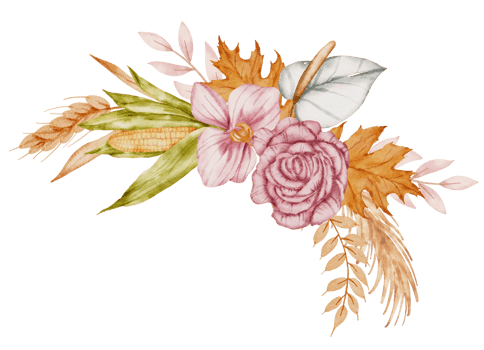 Thanksgiving autunm fall watercolor clipart png