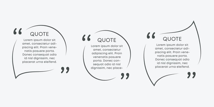 Text template with a black frame vector