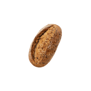 Multigrain bread cutout, Png file